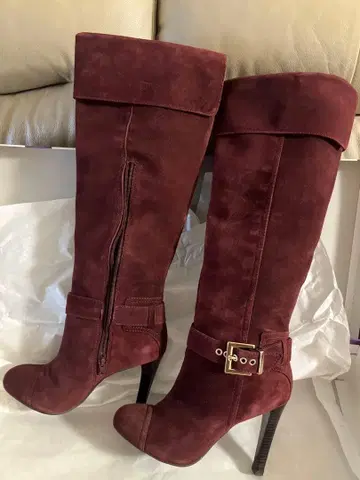 그레이스 콘티넨탈 스웨이드 롱 부츠