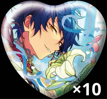 앙스타 화이트데이 하트 캔뱃지 사자나미 쥰