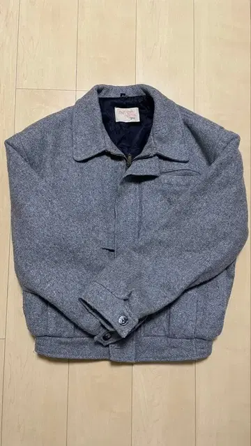 THE FOX 울 혼방 집업 자켓