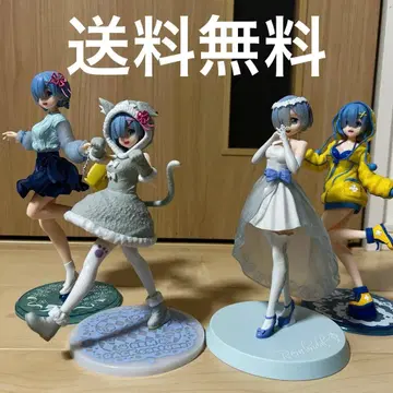 리제로 렘 피규어 4체 세트