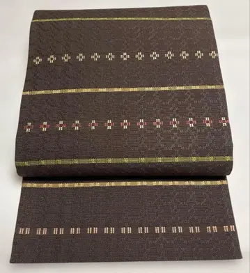 교토 꽃 문양 6통 후쿠로 오비