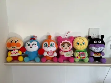 호빵맨 봉제 인형 세트