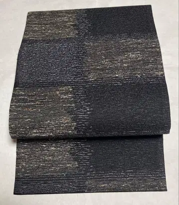 젠마이 실크 육통 후쿠로 오비