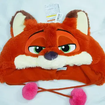 주토피아 닉 닉 와일드 폼폼 팬캡