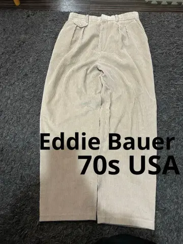 에디 바우어 70s 빈티지 블랙 택 USA제 코듀로이 팬츠