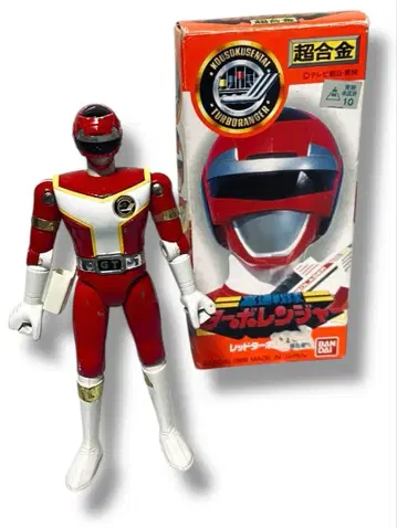 상자 초합금 레드 터보 고속전대 터보레인저 피규어 1989