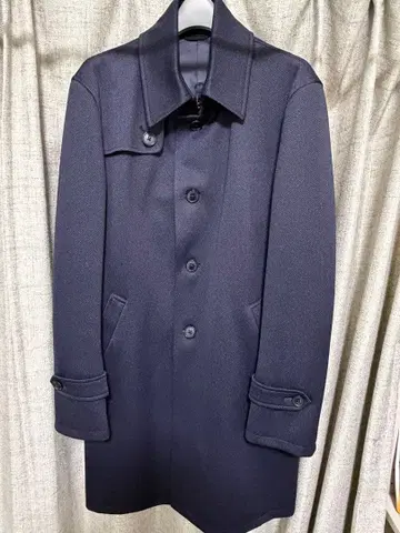 AOKI MAJI 스텐 코트 네이비