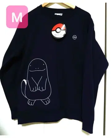 누오 트레이닝복 맨투맨 M 포켓몬 네이비 긴팔 몬스터볼