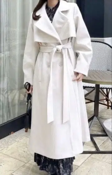 dazzlin 2way 컬러 레이디 코트 아이보리