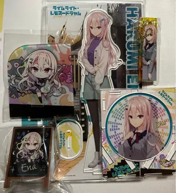 유즈소프트 라임라이트 레모네이드잼 콜라보 카페 한정판 메구나세트