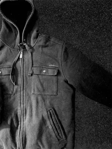 [즉단] O'NEILL 오닐 보아 안감 풀 집업 후드티 블랙