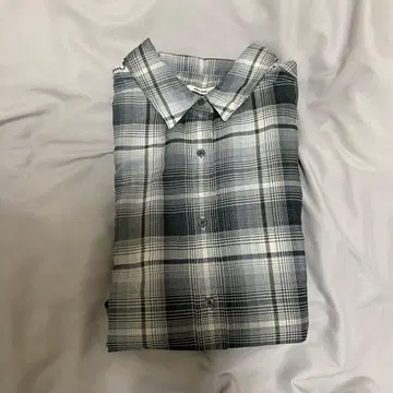 더블 프론트 체크 셔츠