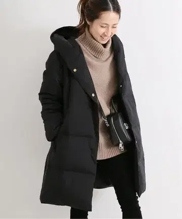 FRAMeWORK 후드 다운 코트 38 롱 코트 프레임워크