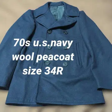 70s 미군 실물 U.S.NAVY 피코트 울 코트