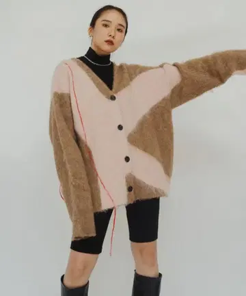 Knuth Marf accent mohair 가디건