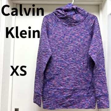 레어 Calvin Klein 캘빈클라인 후드 부착 후드티 XS