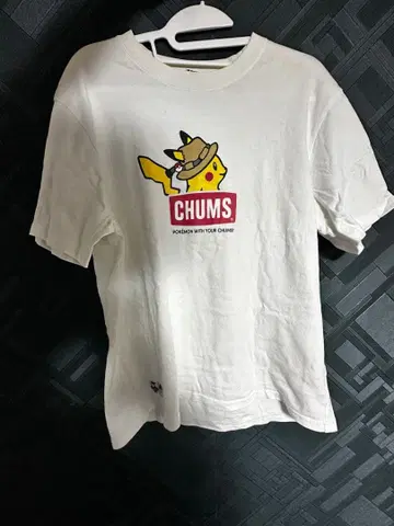 [새상품급] CHUMS 포켓몬 피카츄T셔츠 XL