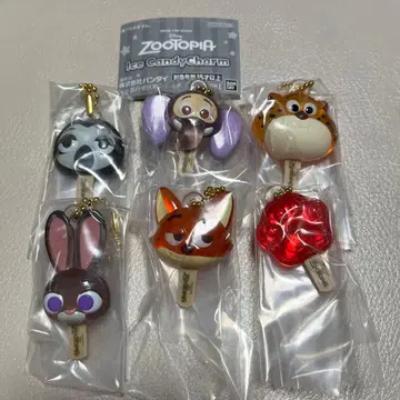 주토피아 아이스캔디 참 6개 세트 컴플리트