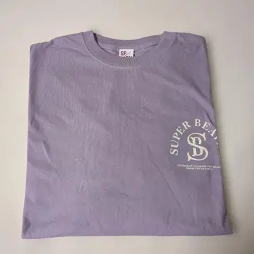 SUPER BEAVER 심플 롱 T L 사이즈 퍼플