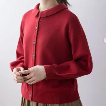 사만사 모스모스 xSamansa Mos2 멀티 WAY 니트 레드