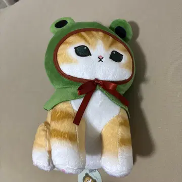mofusand 모프 샌드 개구리 후드 고양이 봉제 인형