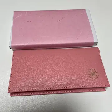 황궁 한정판 지갑 핑크 천연 가죽
