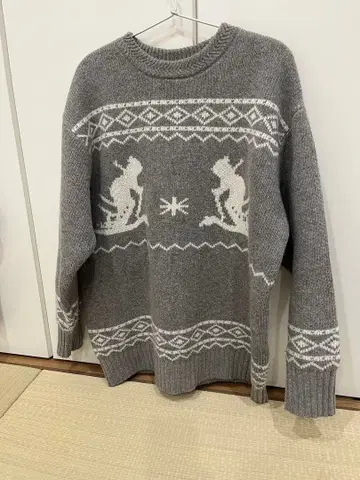 slobe iena 스키 니트 그레이