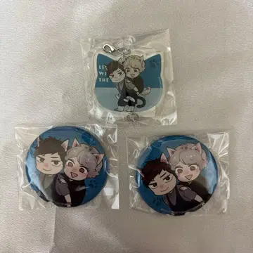 야마모토 코테츠코 스크래치 오마이리데스요 사부로 유우지 캔뱃지 키링