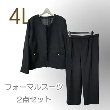 새상품/2점/수트 셋업/노카라/자켓/4L/포멀 &1615