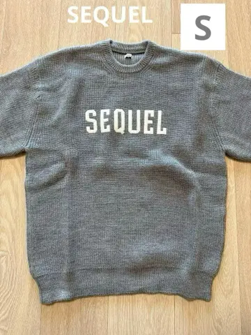 미사용 새상품 SEQUEL 시크엘 니트