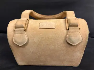 CARVEN 칼벤 스웨이드 핸드백