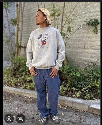 스탠다드 캘리포니아 미키마우스 맨투맨 L GLAY