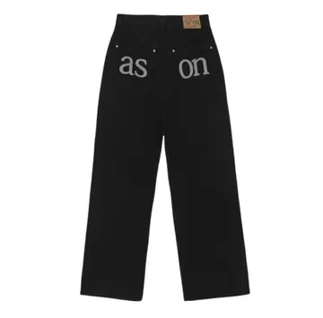 as'on 아즈온 SMOG WIDE PANTS 블랙