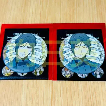 흑집사 Black Label 캔뱃지 (Bone & Flower) 세바스찬