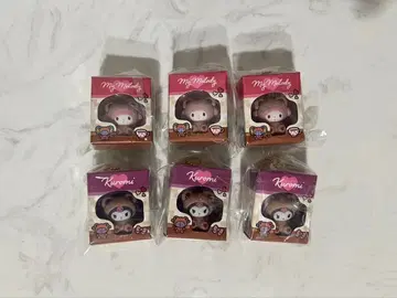 산리오 미니어처 패키지 컬렉션 마이멜로디 쿠로미 6개 세트