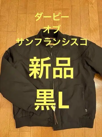더비 자켓 샌프란시스코 더비 블랙 골드 L 미사용 새상품 정품 블랙