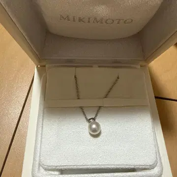 MIKIMOTO 진주 펜던트 목걸이
