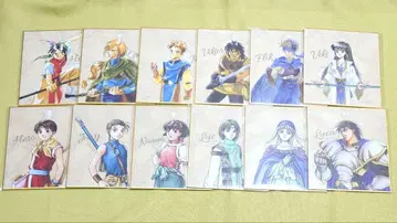 환상수호전 I&II 마스터 온라인 복권 D상 미니 색지 전 12종 세트