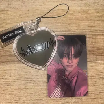 TREASURE 아사히 키링 트레이딩 카드 포함 본국 POPUP