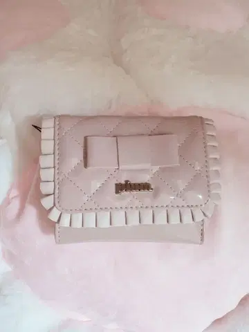 pium 지갑 더스티 핑크