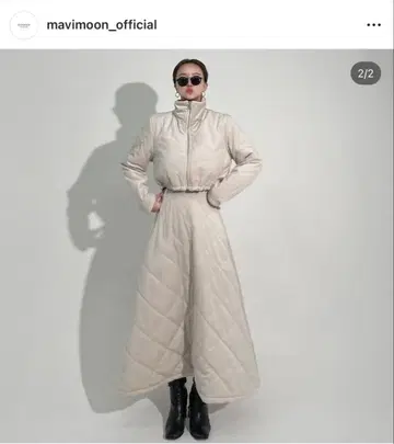 리버서블 2way 다운 셋업 mavimoon