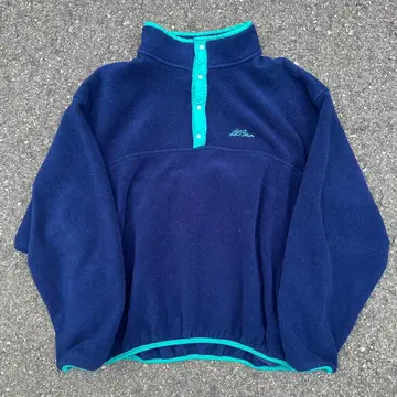 레어 90s L.L.Bean 스냅T 플리스 자켓