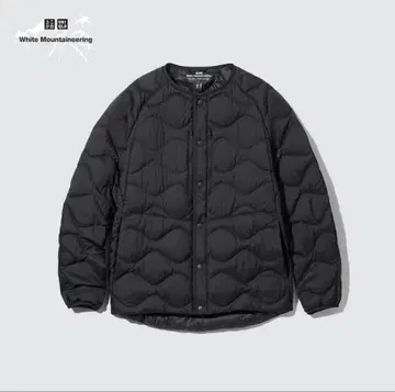 유니클로 x White Mountaineering 다운 L 사이즈 블랙