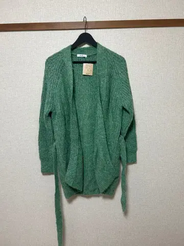 니코앤드 - 그린 가디건 F 사이즈 미사용