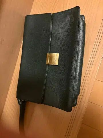 블랙 클러치백 합성 피혁