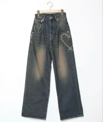 그래픽 루즈 청바지 gyda