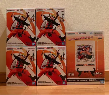 NARUTO 72series 나루토 피규어 도자기 플레이트 5종 세트