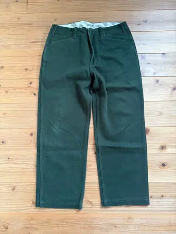 쿠티 코튼 카르제 팬츠 그린 M