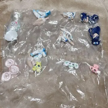 빛의 전사 프리큐어 큐어 화이트 미플 메플 폴른 피규어