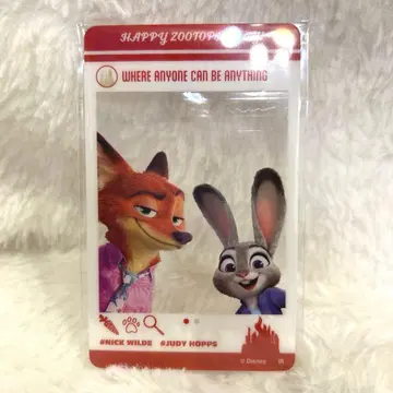 주토피아 SNS풍 아크릴 카드 컬렉션 닉 주디